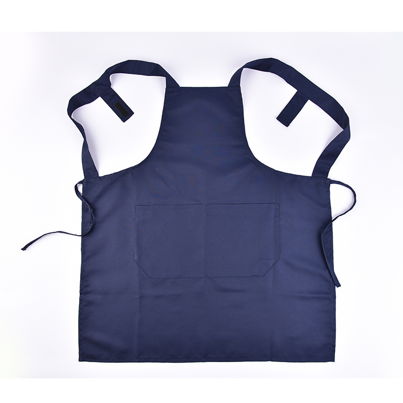 Fashionable Poly Cotton Printed Apron With Front Pocket Set For Kids
