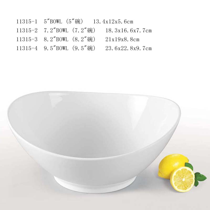 Wave shape bowl series