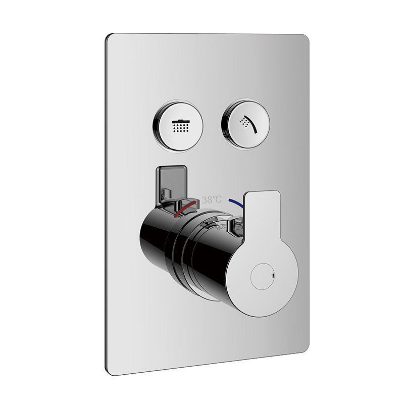 FLOVA Thermostatic concealed mixer with GoClick-2 buttons