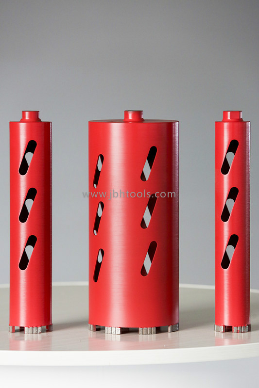 Concrete dry core bit