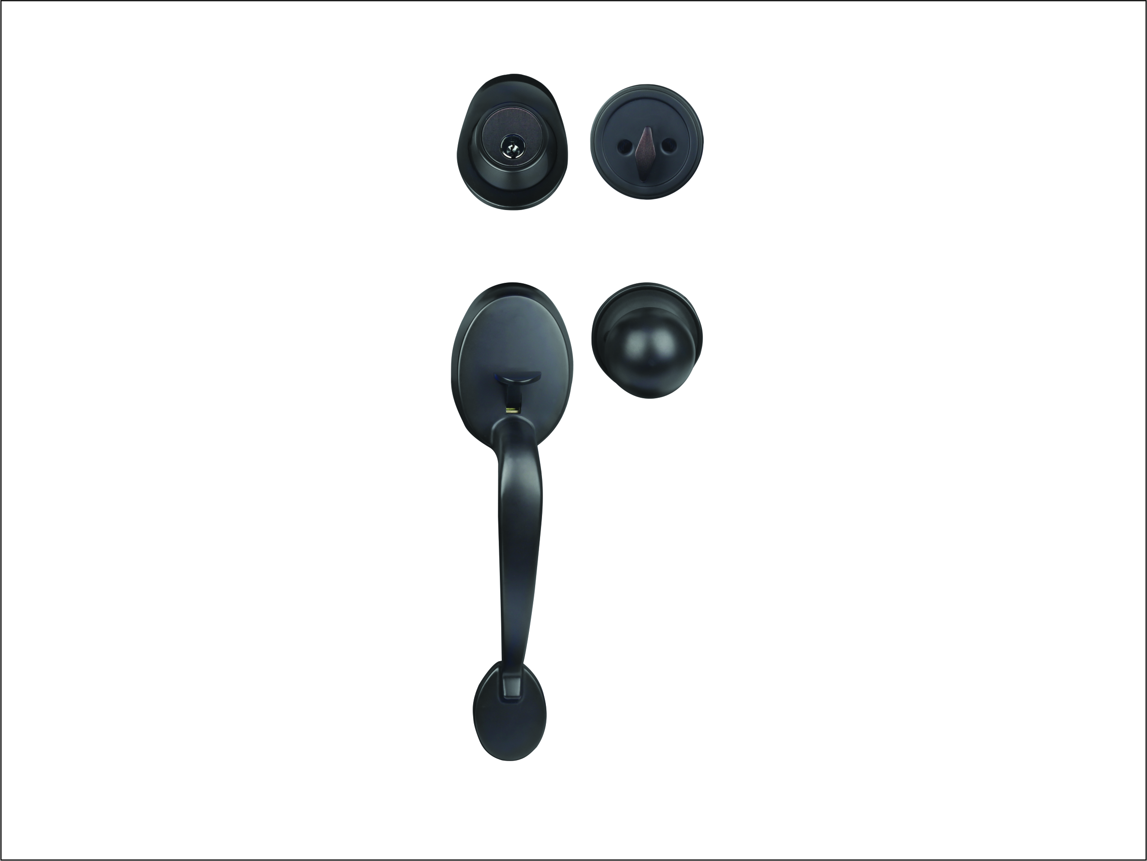 Entrance handleset