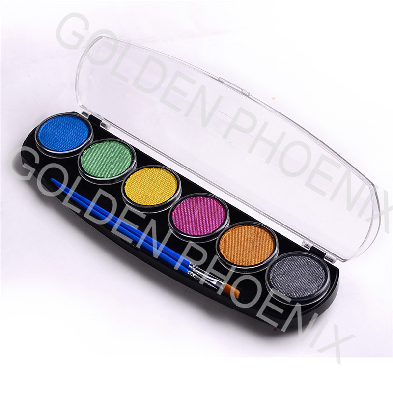6 C olors 10g Palette Face Paint