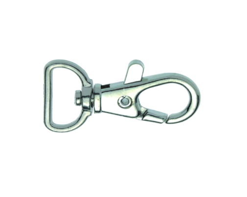 Die casting swivel snap, zinc alloy, nickel plated