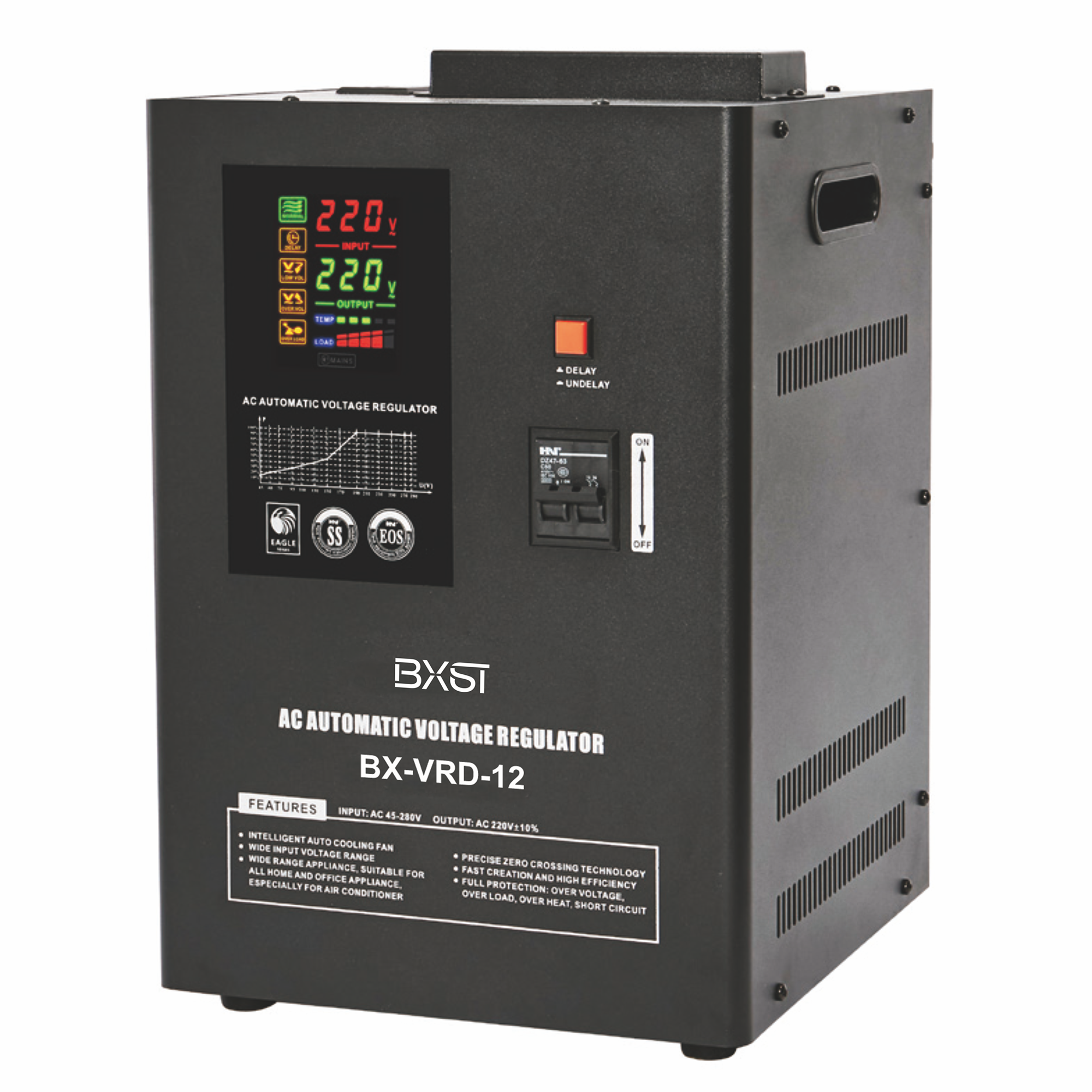 BX-VRD12 15KVA Automatic AC Adjustable Voltage Regulator Easy Install Voltage Regulator Stabilizer
