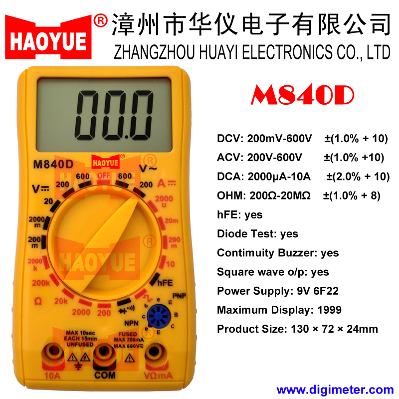 Digital Multimeter M840d
