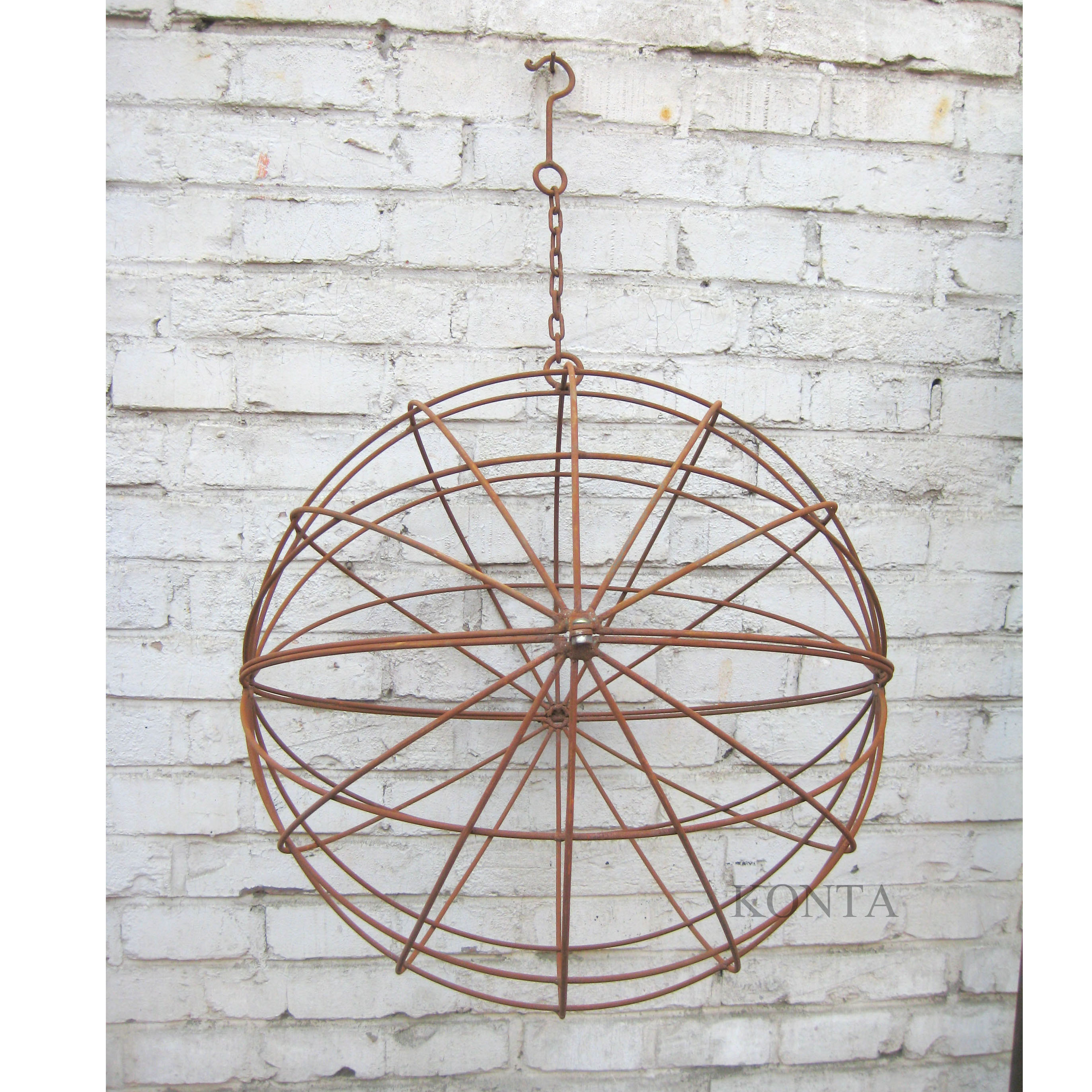Garden Home Decorative iron ball openable