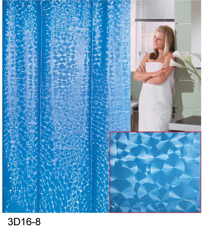 3d Peva Shower Curtain