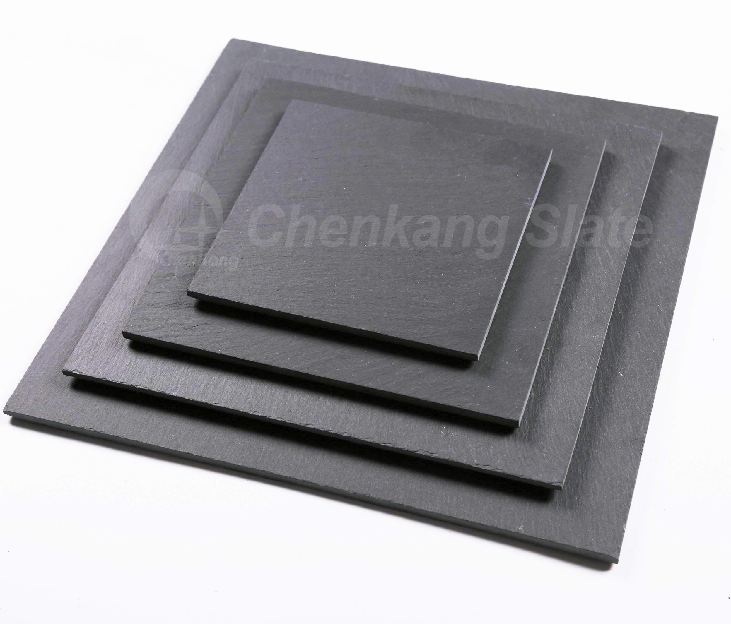 Slate Placemat Straight Cut Edges Square Shape