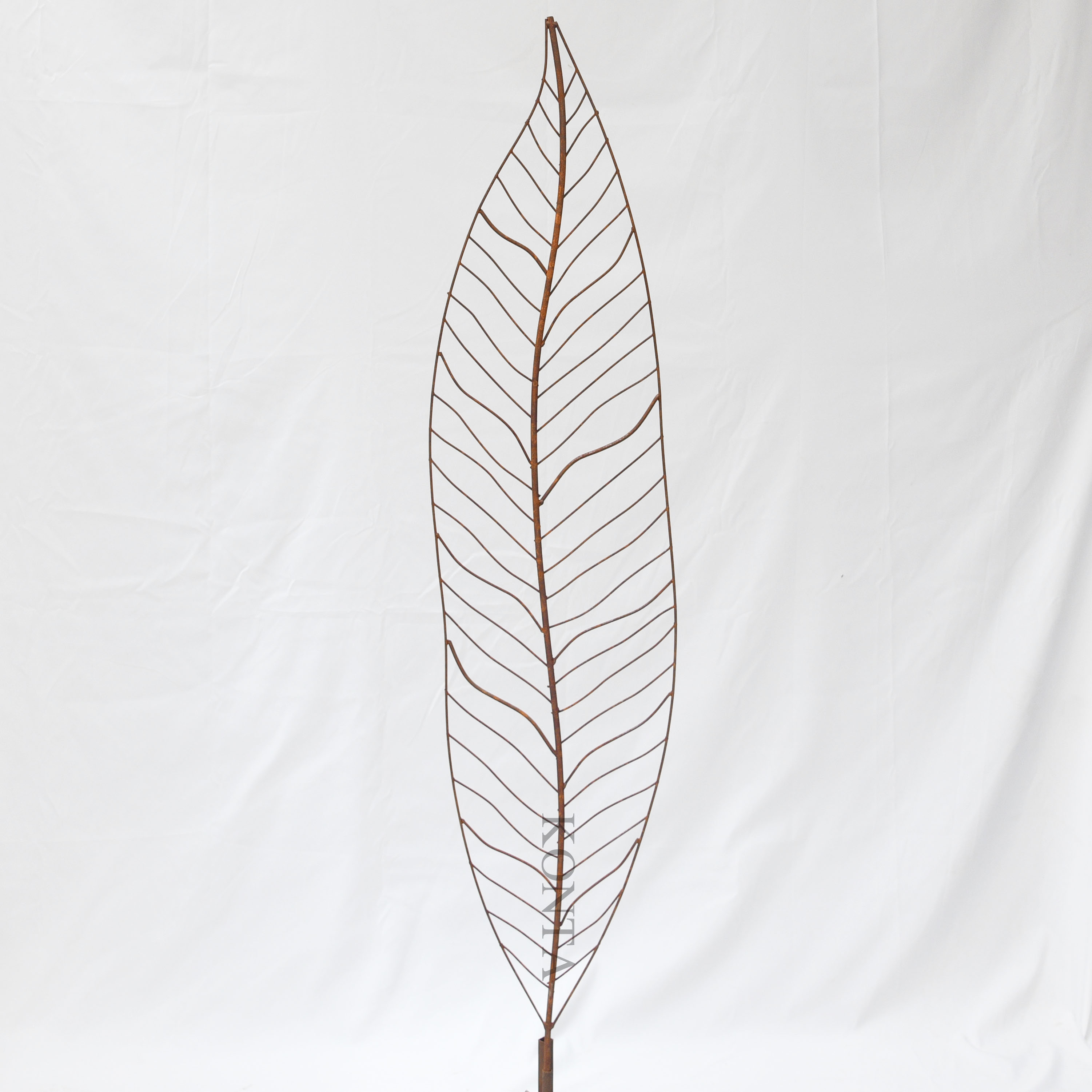 Garden Home Decorative Metal Narrow Leaf long