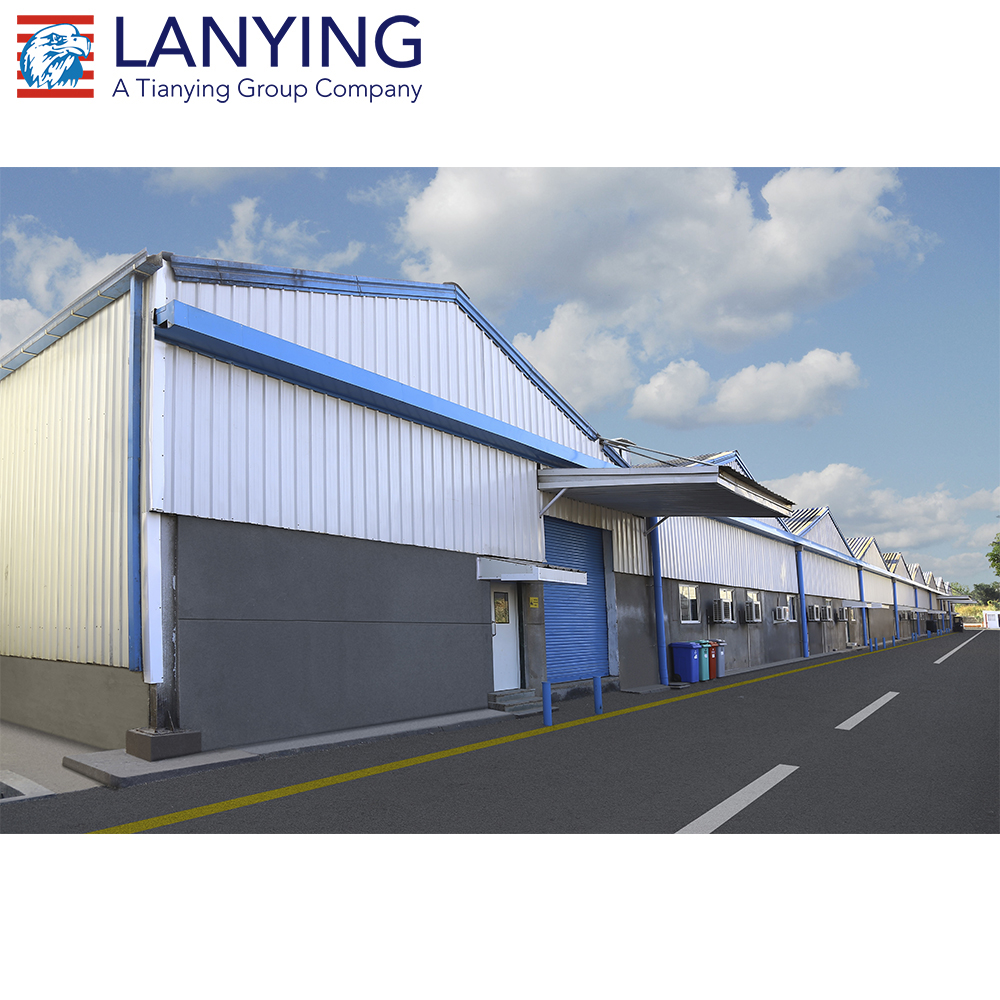 Low cost quick build prefabricated metal steel structure warehouse