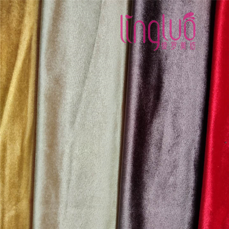 Luxurious Strong Stability Italian Velvet without backing Dying and Plain Furniture Cover