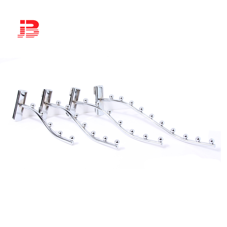 Slotted channel 8mm wire hook with 7 beads