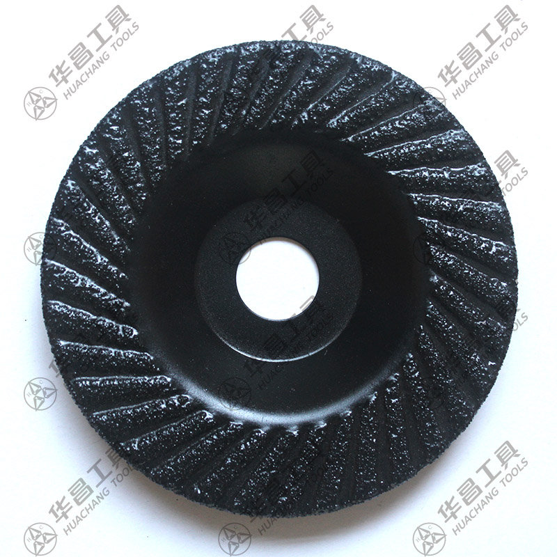 Vacuum brazed cup wheel