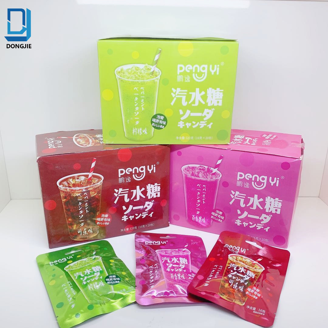 *soda Candy（lemon Flavor, Cola Flavor,passion Fruit Flavor）