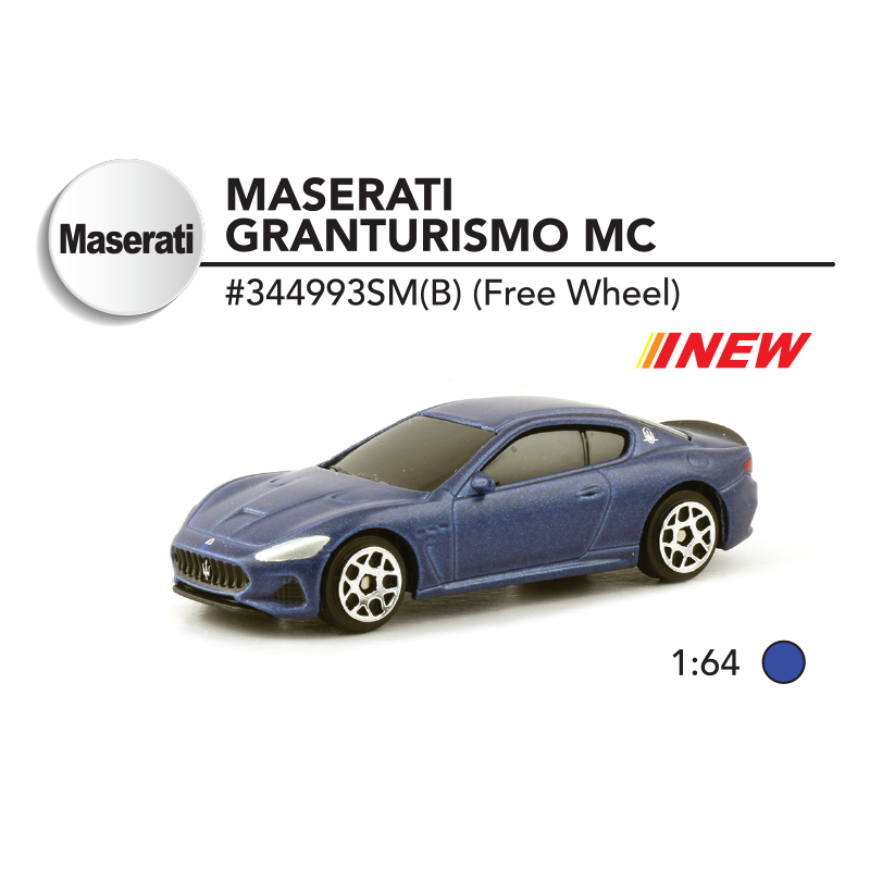 1:64 Junoir collection (Matte Color) - Maserati GranTusrismo MC 2018