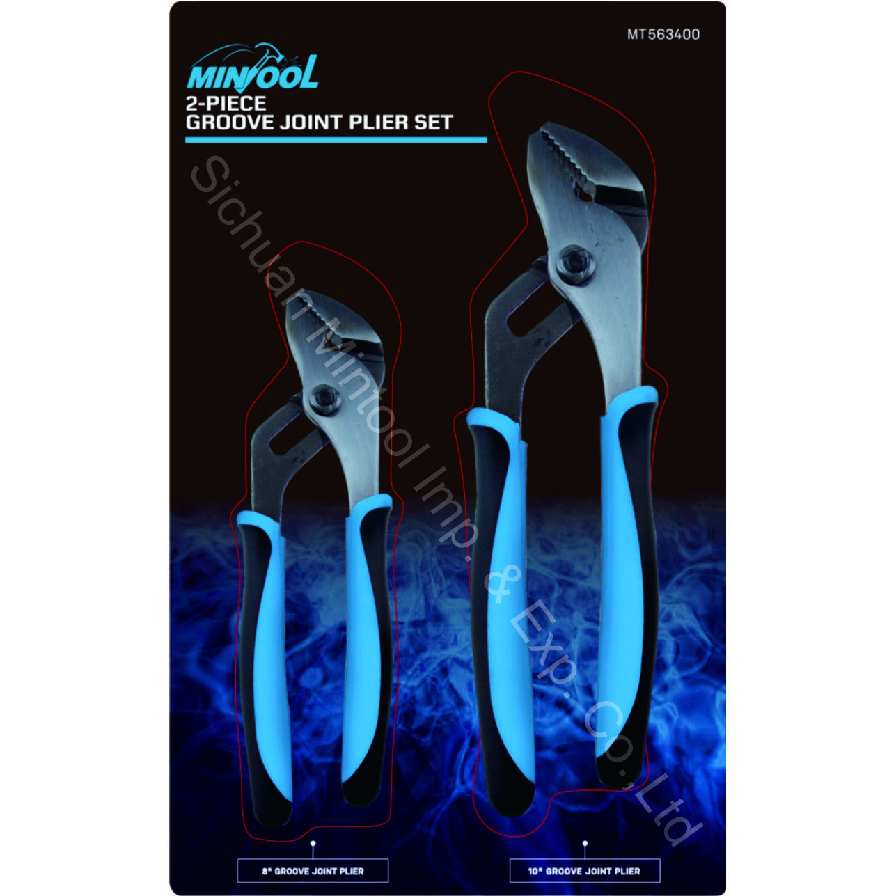 2 pcs groove joint plier