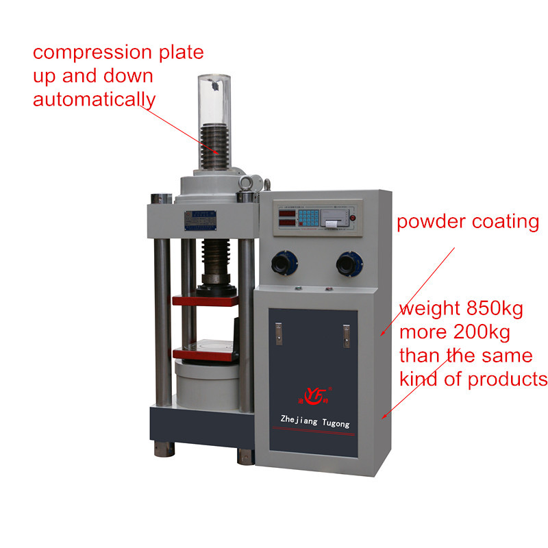 Digital Display Hydraulic Compression Testing Machine