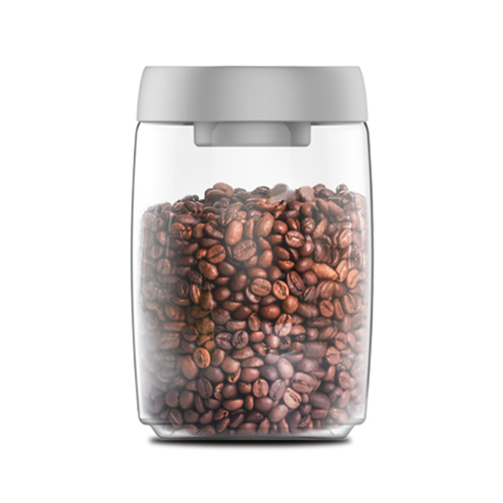 Food storage jar plastic vacuum grains storage containers 800ml