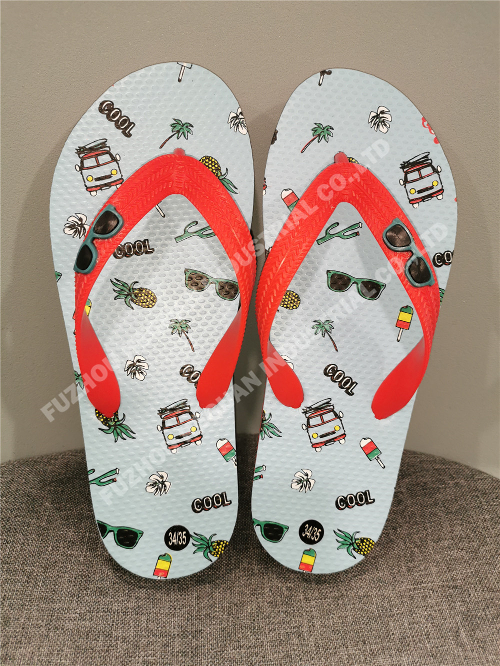 boy flip flops PE sole
