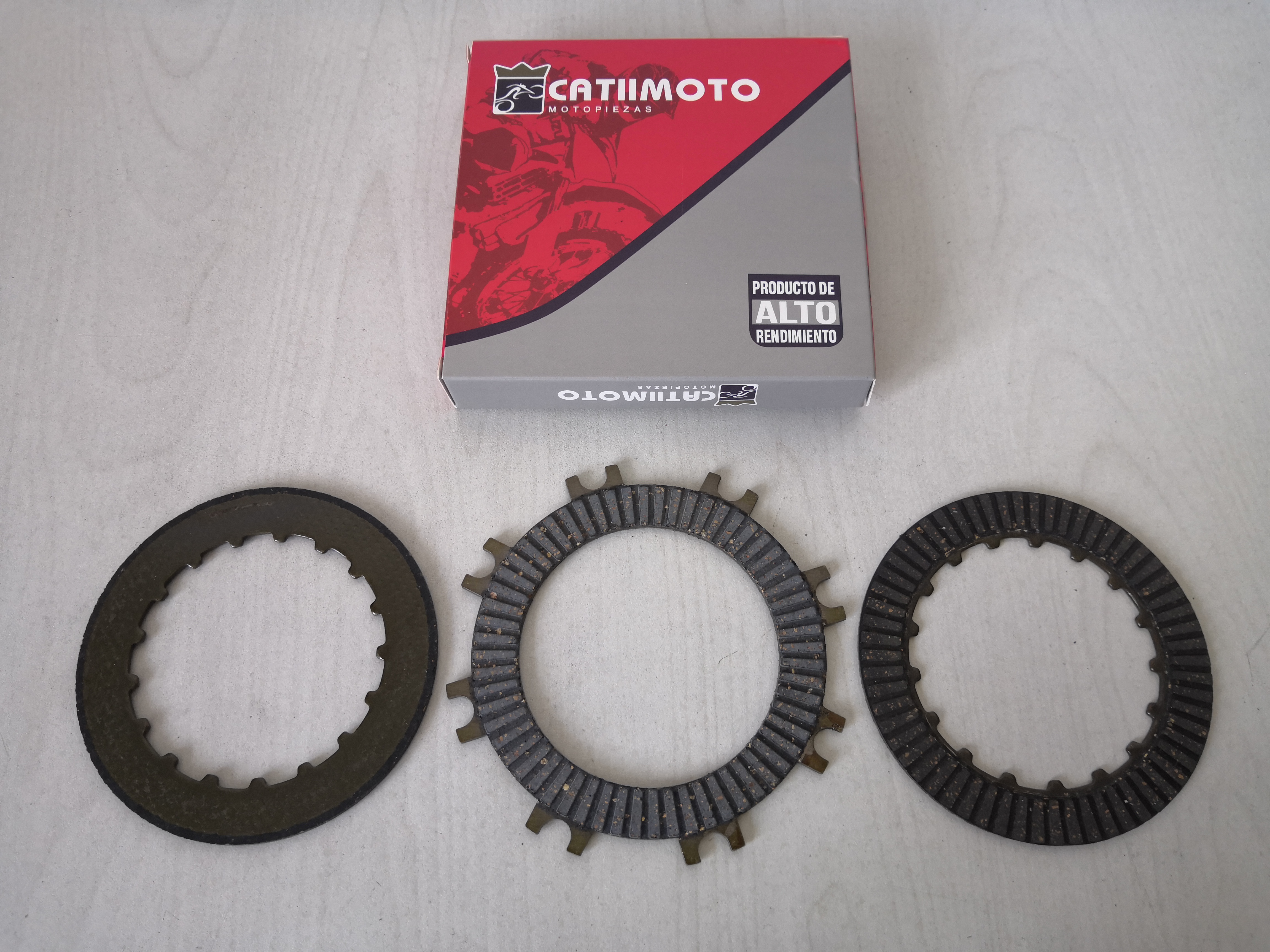 Motorcycle clutch plate