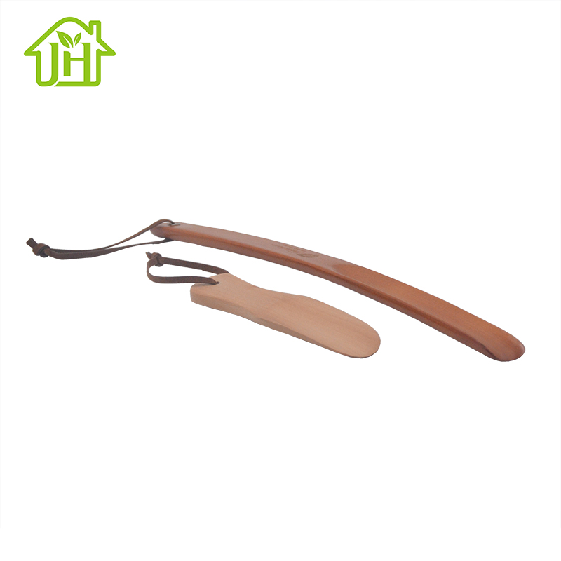 factory wholesale price luxury wooden shoe hanger shoe horns