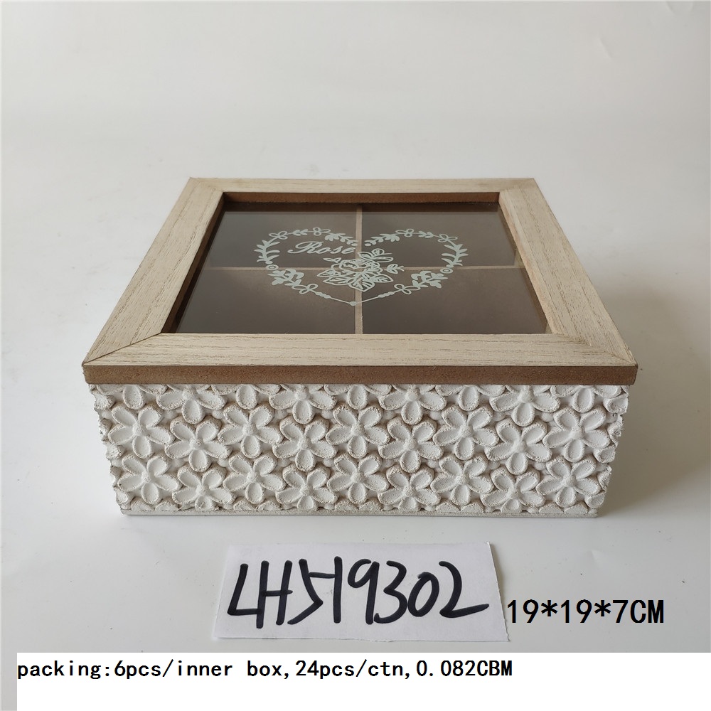 Mdf Tea Box With Dividers
