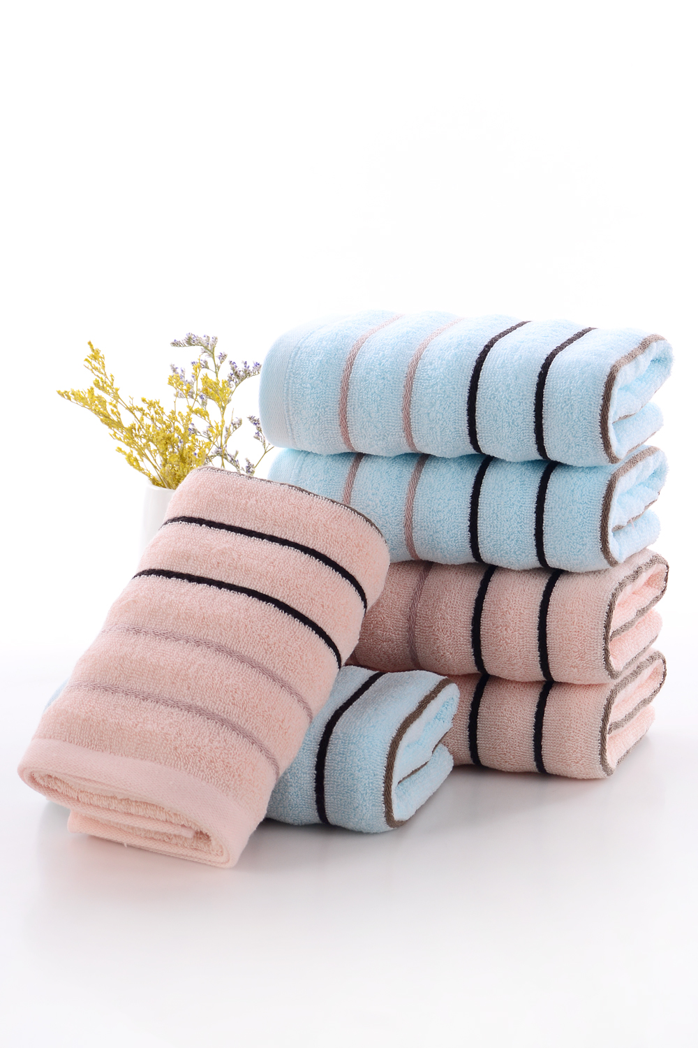 100% cotton yarn dyed towel