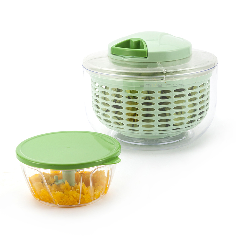 2 in1 : Chopper & Salad spinner