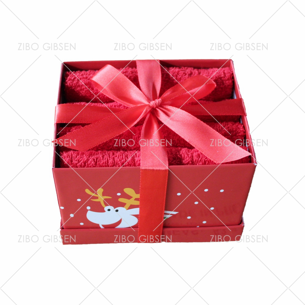 Cotton towel set with basket towel set gift towel set guest towel