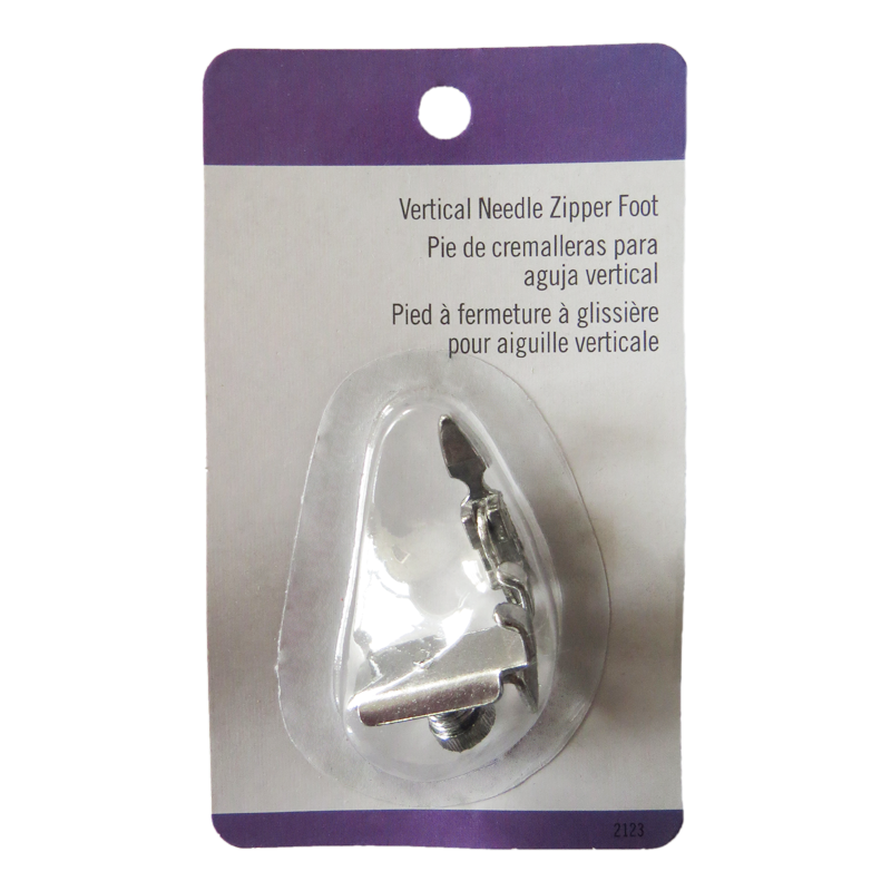 Vertical Needle Zipper Foot
