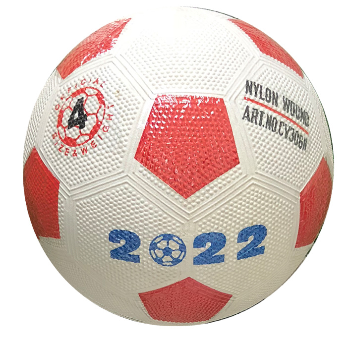 Rubber material children toy ball sports goods football toy ball