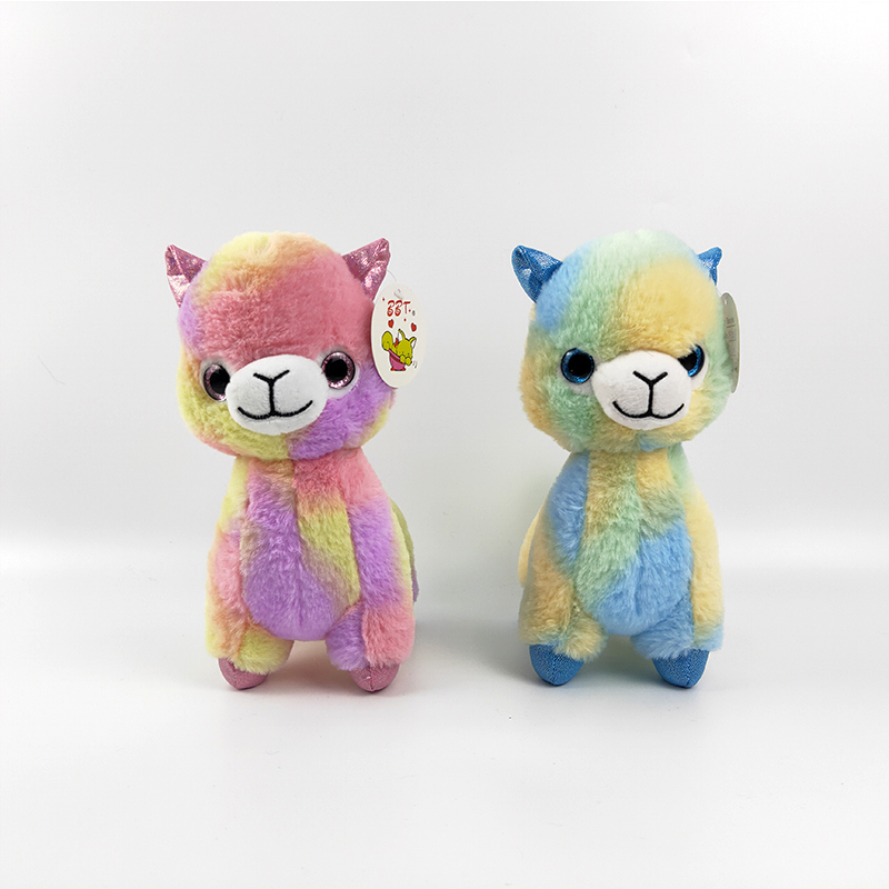 Plush big shinny eyes llama