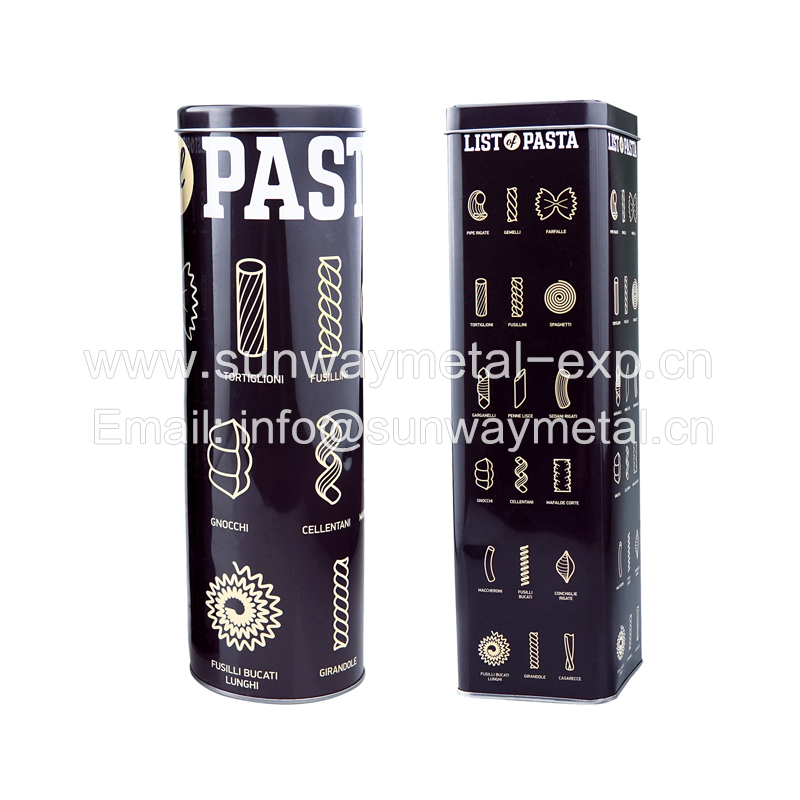 Rectangle tin box paste packaging tin