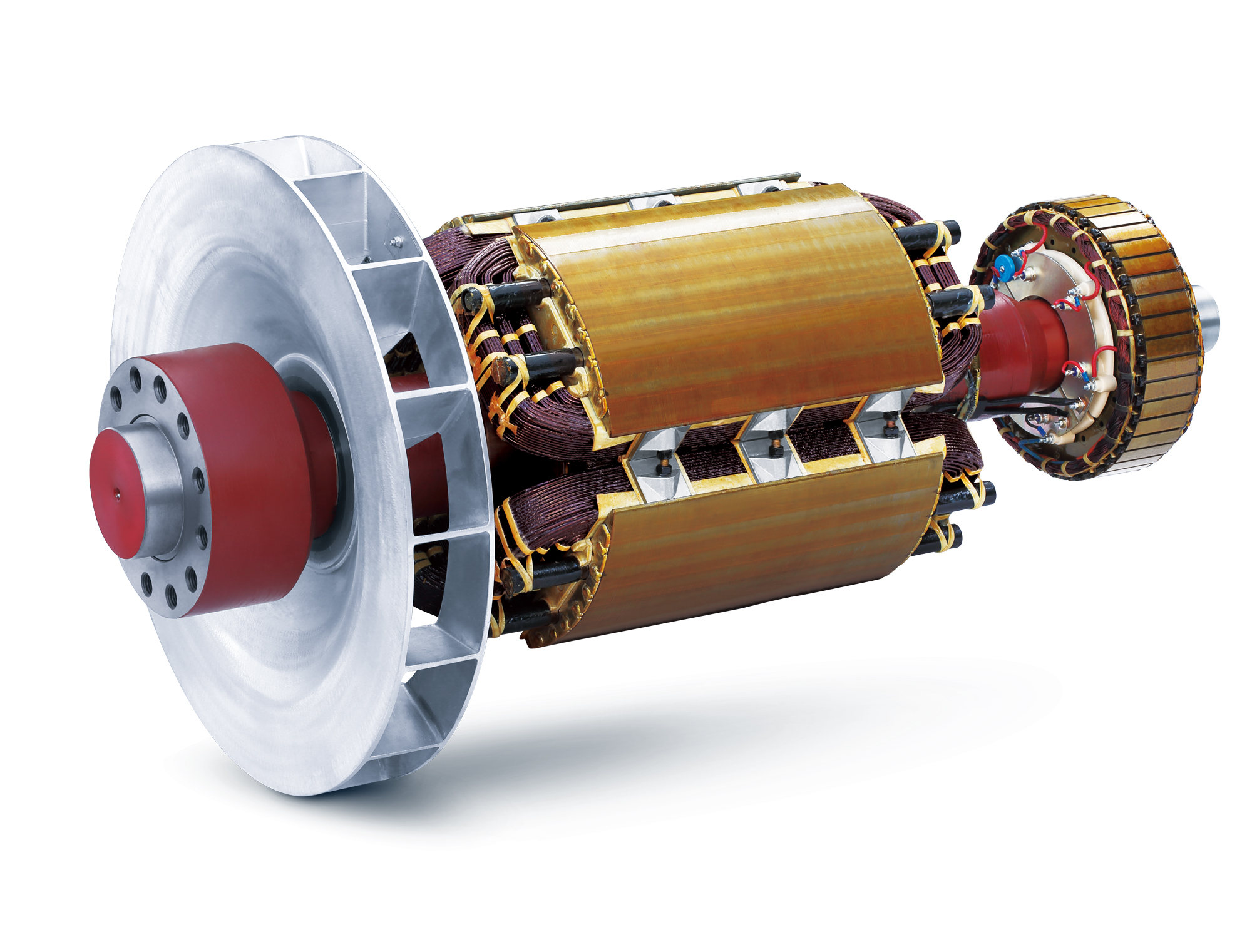 rotor part for brushless alternator QYI 184E-18KW