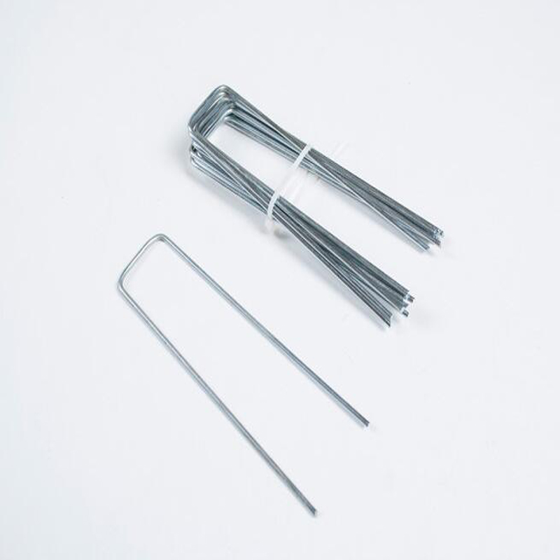 4x1x4 inch Landscape Garden Sod Staples U pegs U Shape Stakes