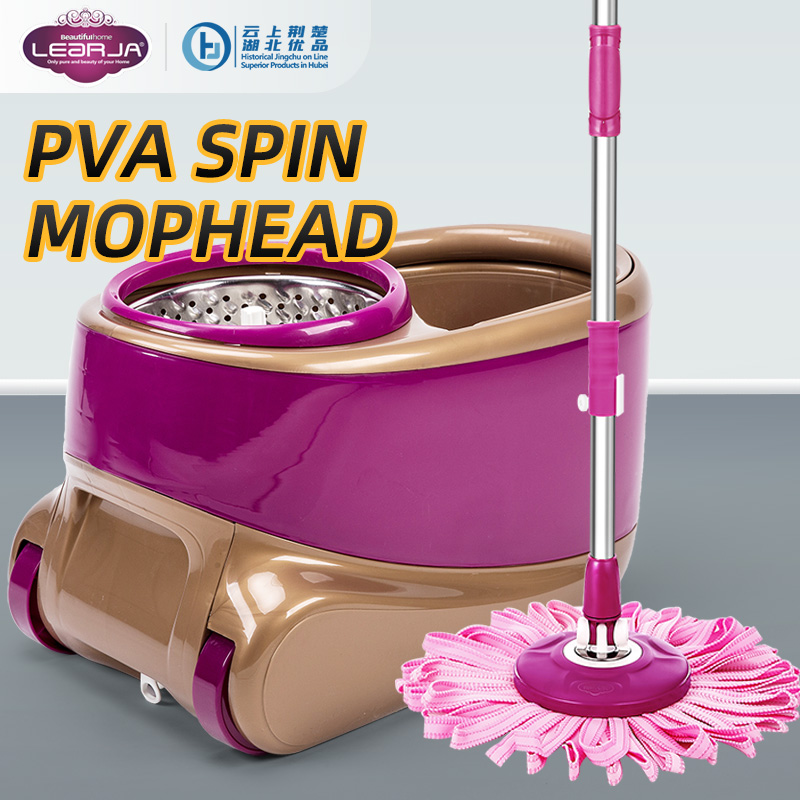 Rotating mop, thickened mop bucket, hand wash free floor mop, absorbent mop