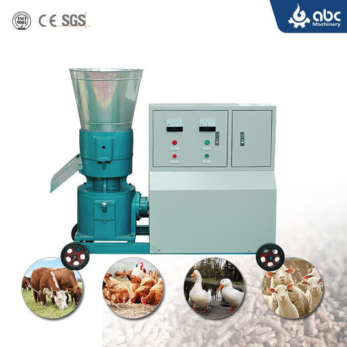 Flat Die Small Animal Feed Pellet Machine for Sale, ABC Machinery