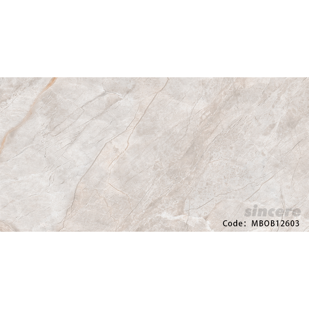 Polished glazed porcelain tiles