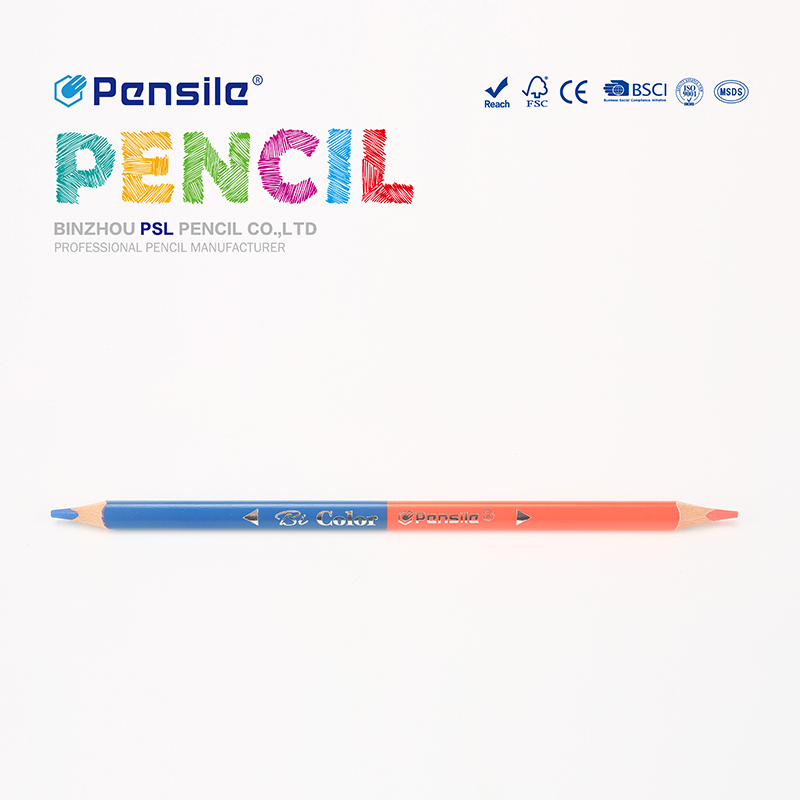 Bi color pencils