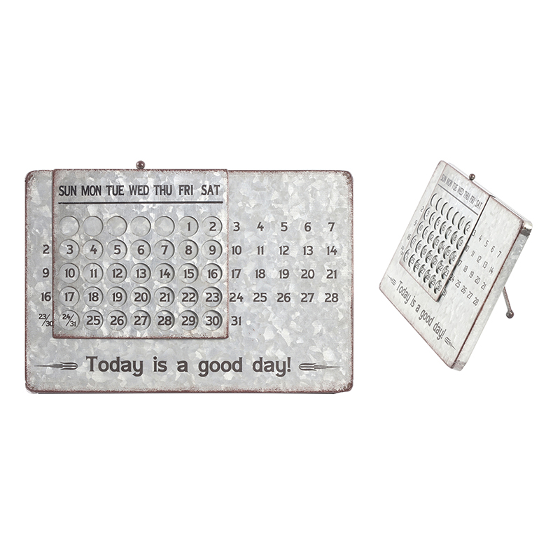 Galvanized Calendar Gb20490