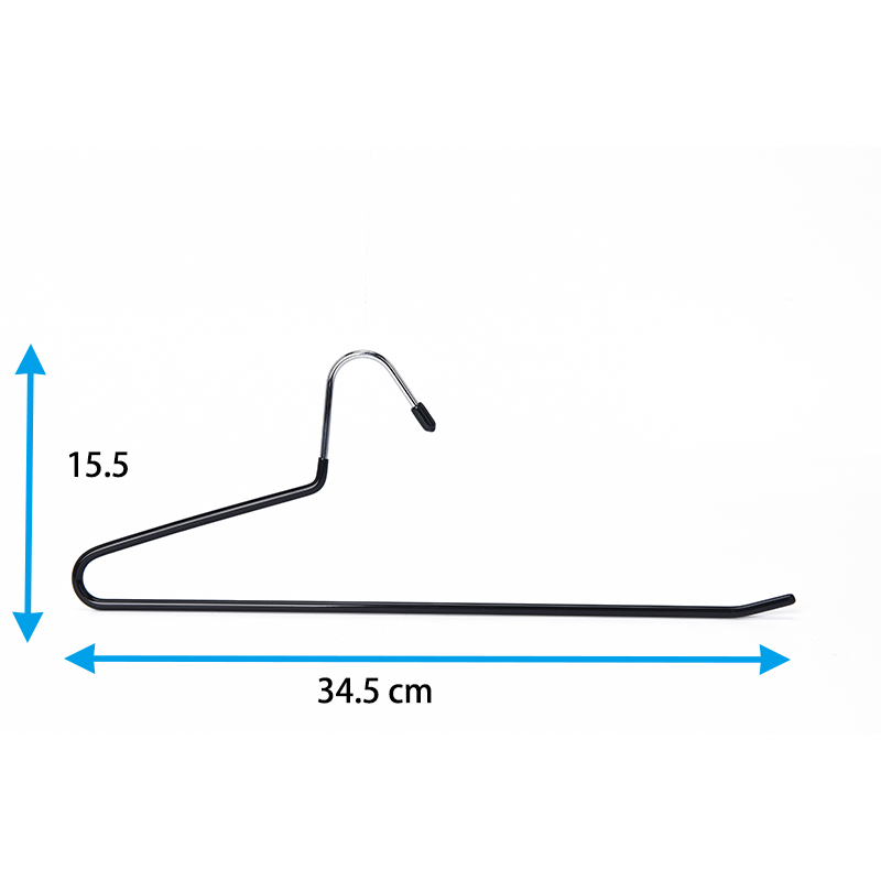 Metal trouser hanger pants hanger with PVC coating