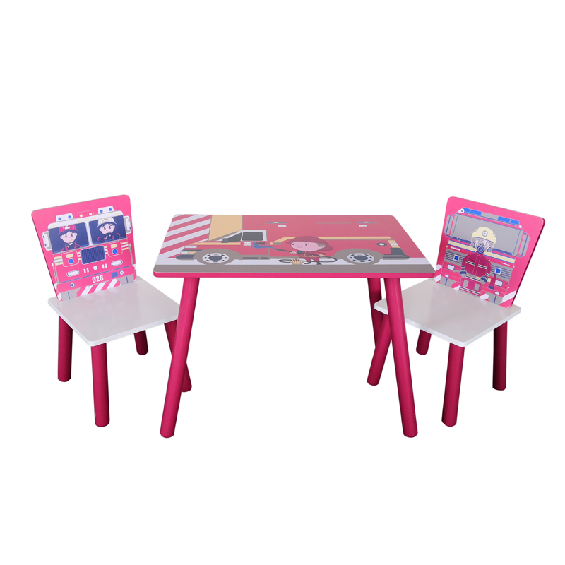 Kid Wooden Table and Chairs
