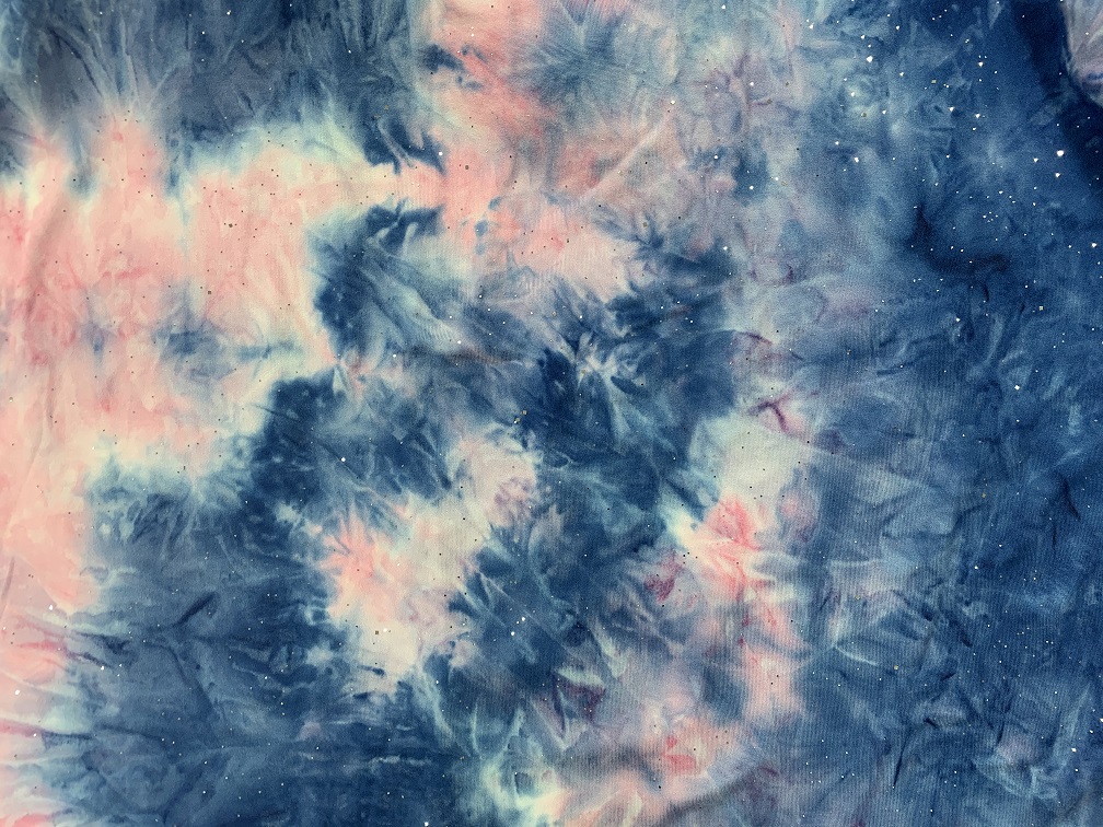 Dty 2side Brush Tie Dyed Glitter