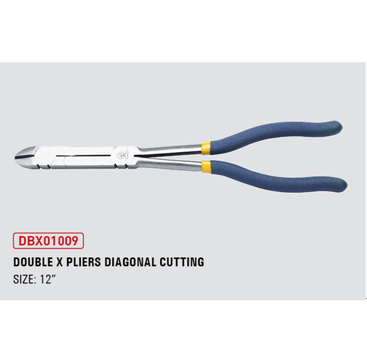 Double X pliers diagonal cutting