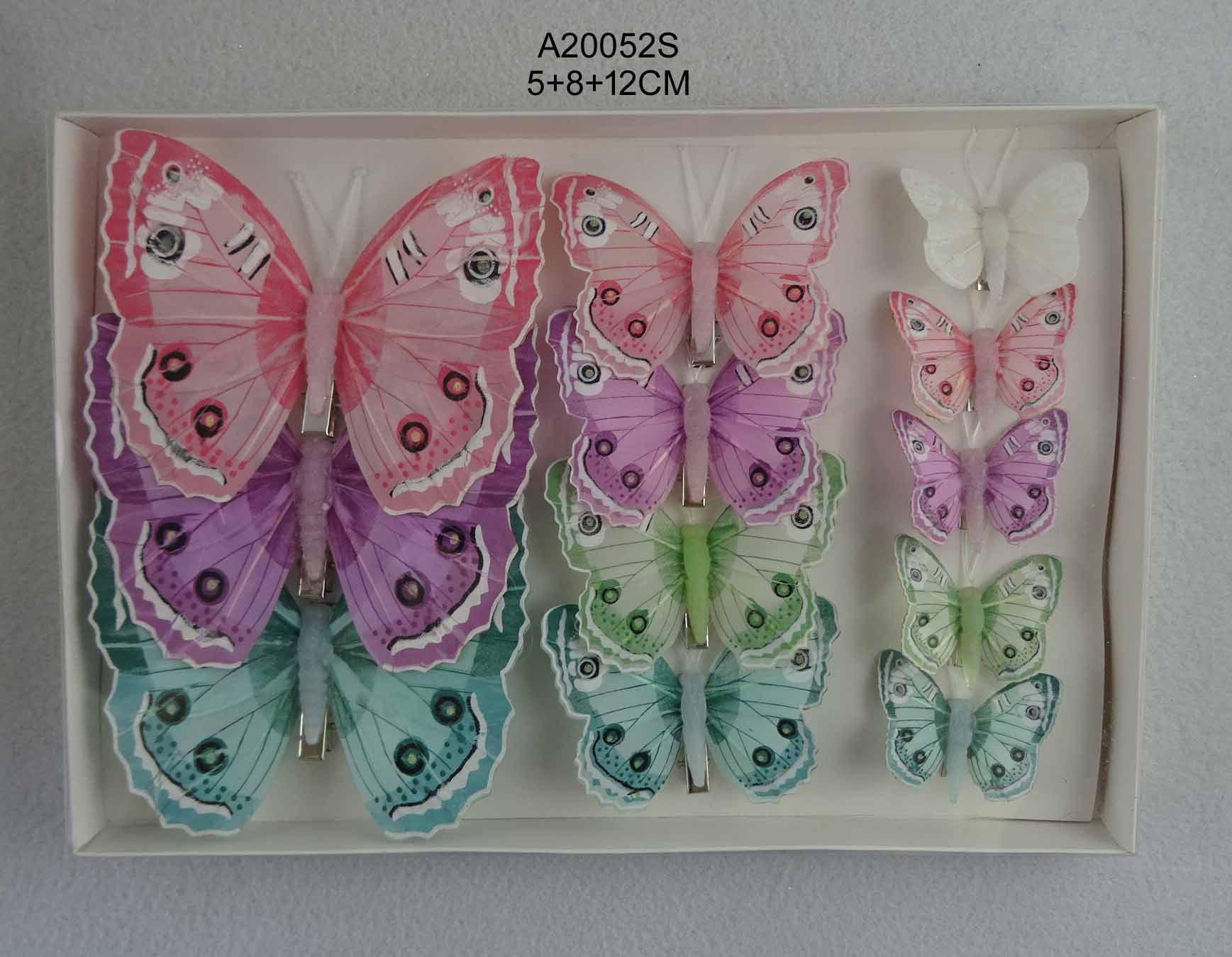 feather butterfly in box