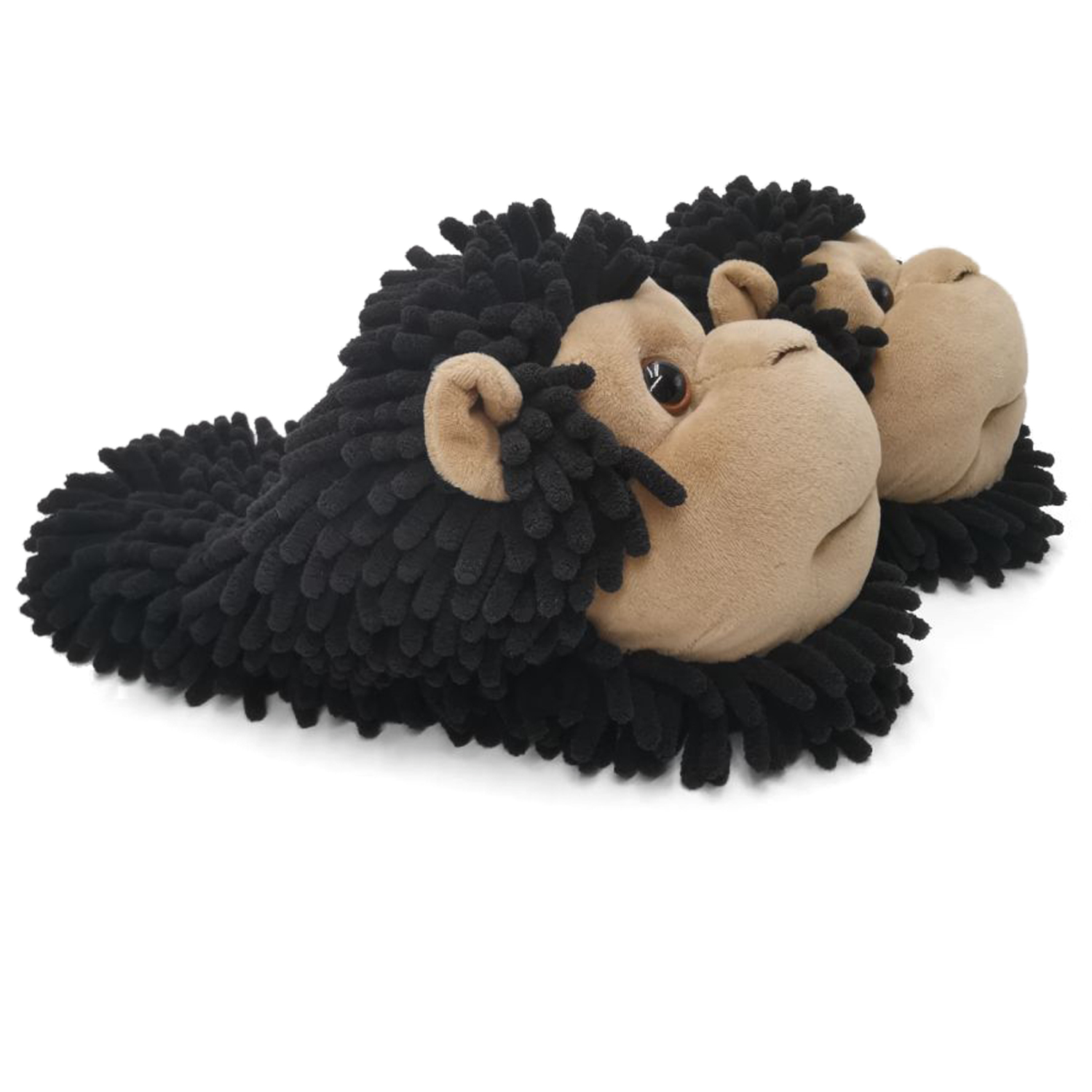 OfootWomens Winter Warm Parent-Child Fuzzy Cute Animal,Durable AntiSkid Rubber Outsole House Slipper