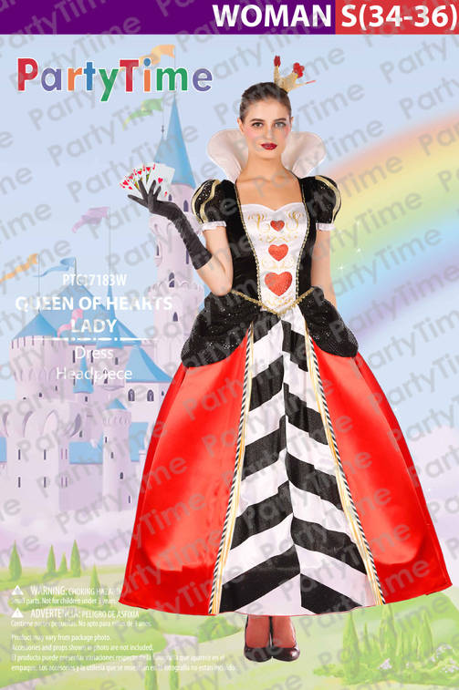 Queen of hearts lady