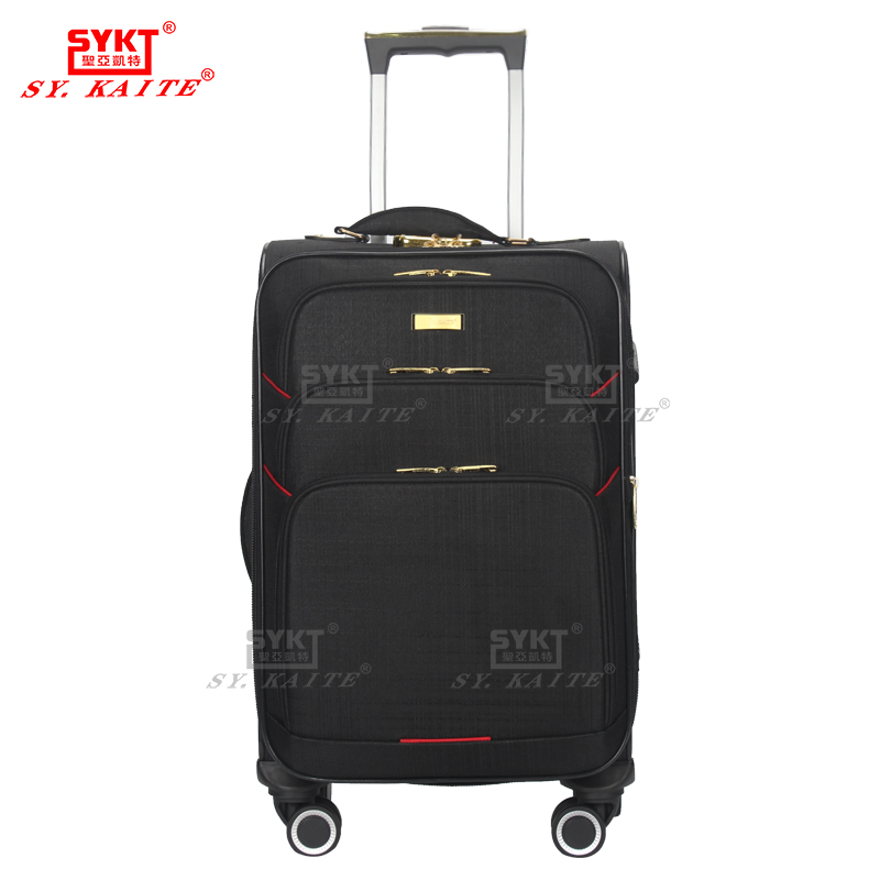 four wheels durable polyester Trolley case