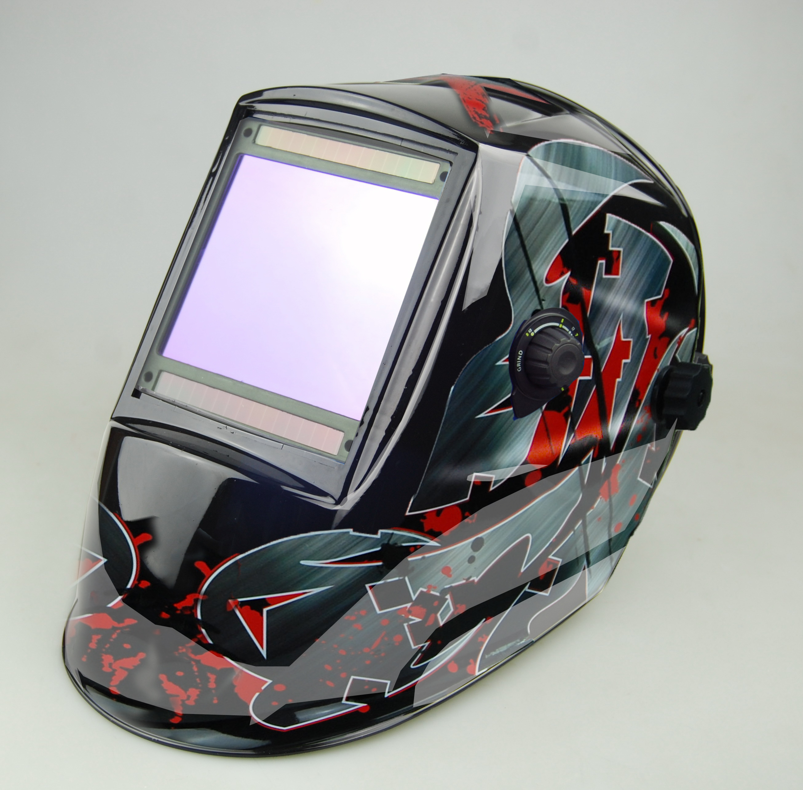 Solar Powered Auto Darkening Welding Helmet