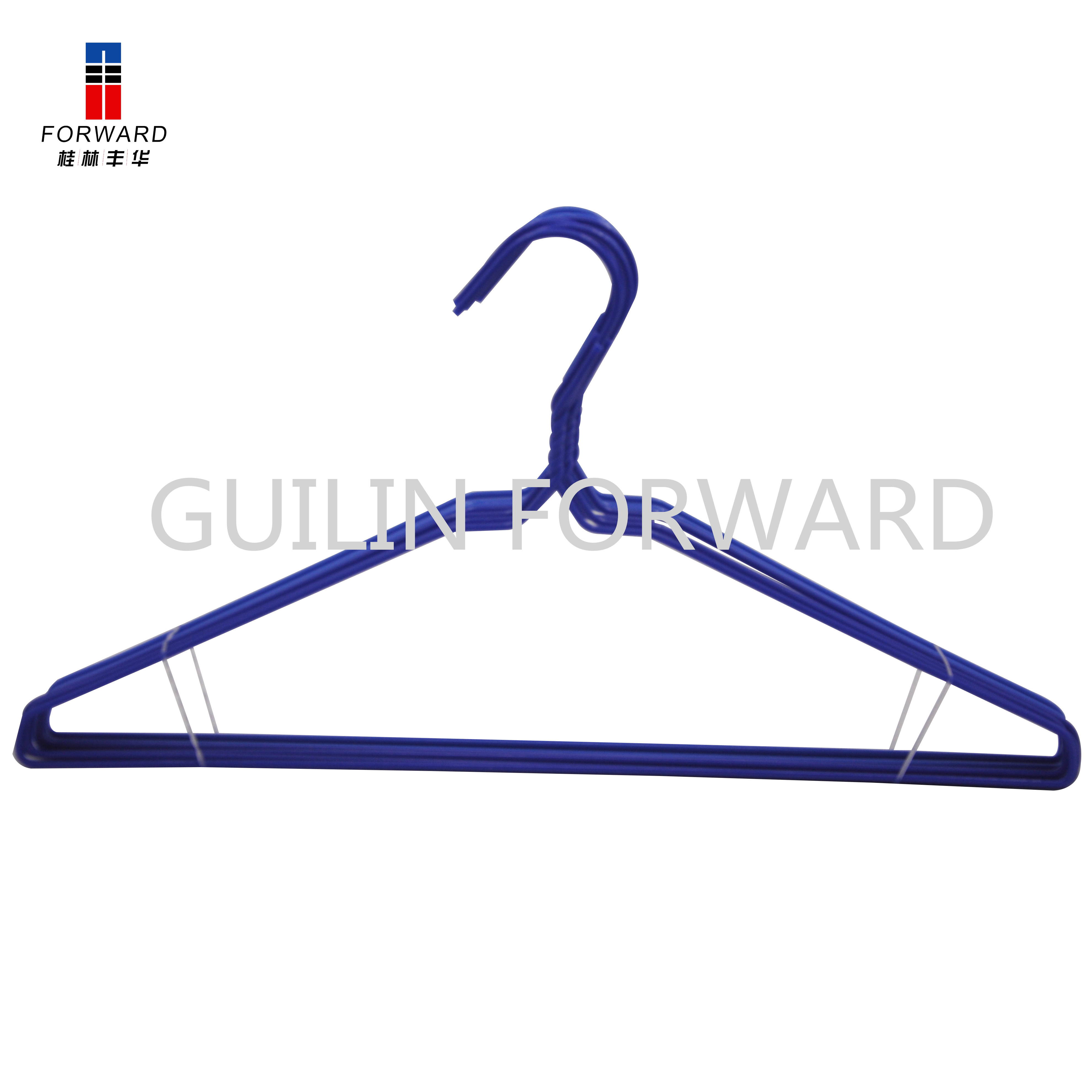 Metal hanger with PE coated